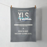 Thumbnail for Cessna Citation XLS design on gray towel