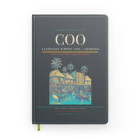 Thumbnail for Cadjehoun Airport (COO) design on gray notebook