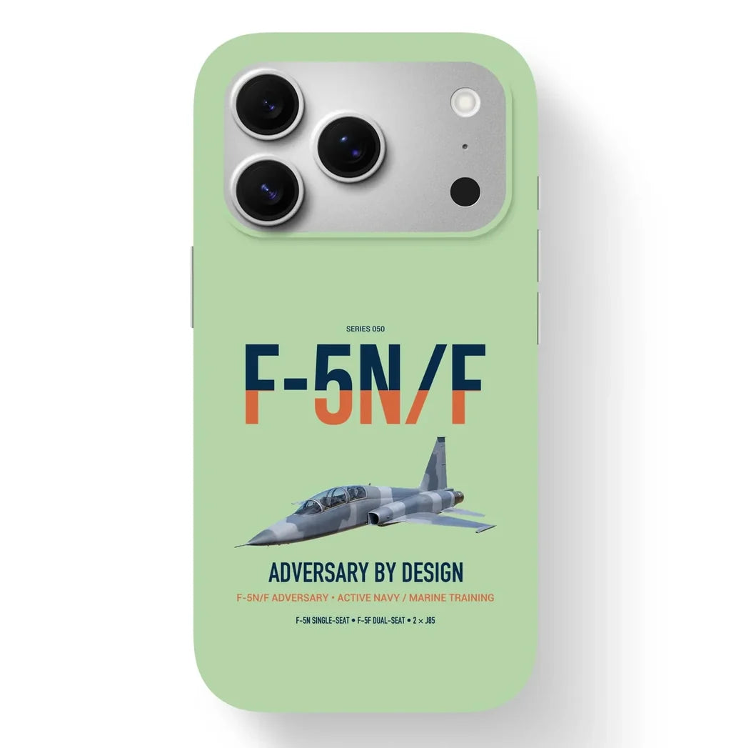 F-5N F Adversary design on light green magsafe iphone case, for iPhone 17 Pro