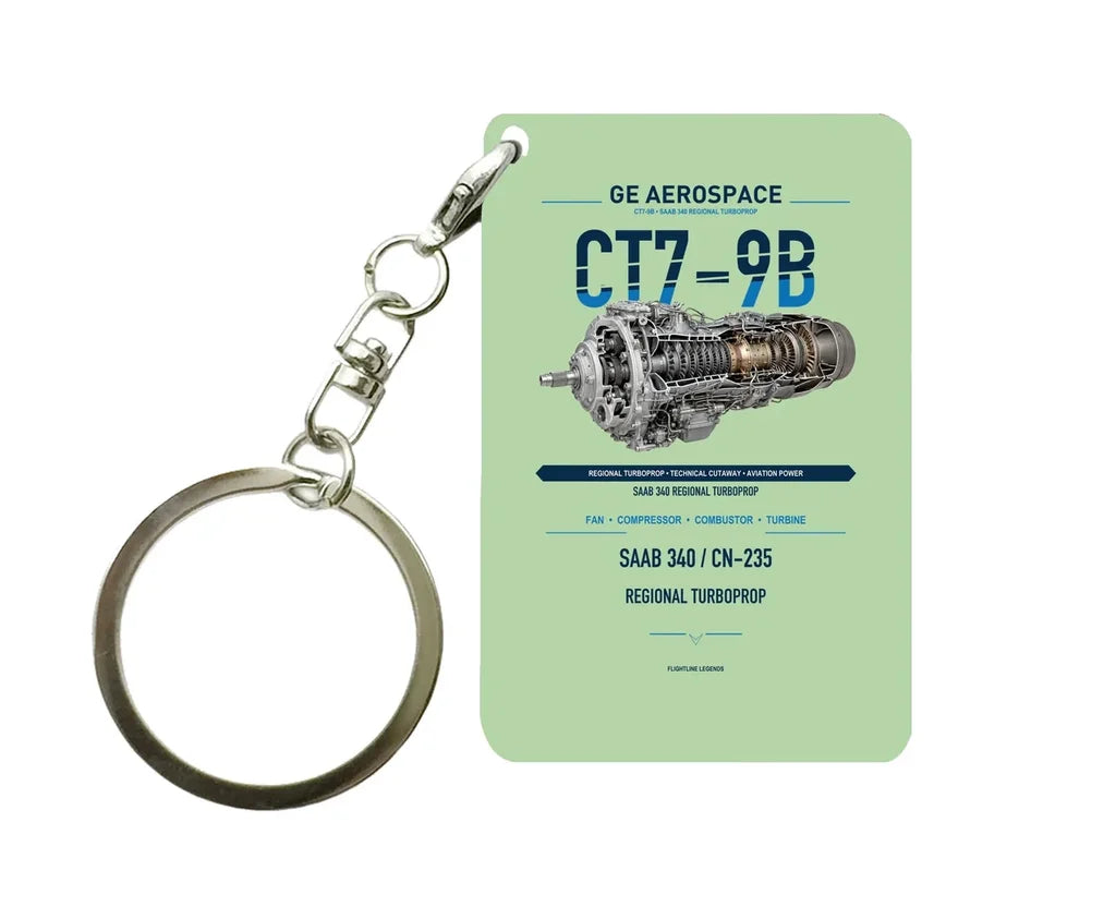CT7-9B Key Chain design on light green key chain