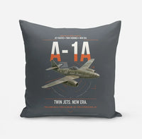 Thumbnail for Messerschmitt Me 262A-1a design on gray pillow