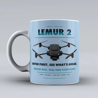 Thumbnail for LEMUR 2 Mug design on light blue brinc