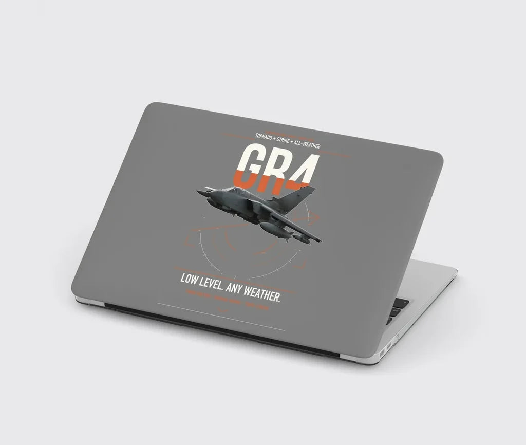 Panavia Tornado GR4 design on gray MacBook case