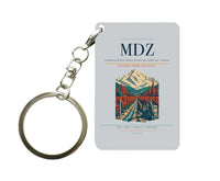 Thumbnail for Governor Francisco Gabrielli International Airport (MDZ) design on light gray key chain