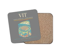Thumbnail for Vitoria Airport (VIT) design on gray 1 piece coaster