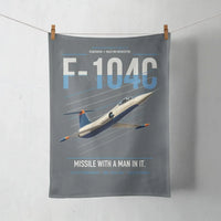 Thumbnail for F-104C Starfighter design on gray towel