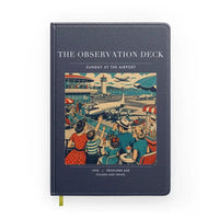 Thumbnail for VINTAGE G4081 - The Observation Deck - Designed Notebooks design on navyblue