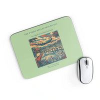 Thumbnail for VINTAGE G4497 - The Paddy Reflection Roads - Designed Mouse Pads design on lightgreen rectangle