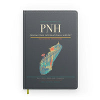 Thumbnail for Phnom Penh International Airport (PNH) design on gray notebook