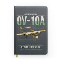 Thumbnail for OV-10A Bronco design on gray notebook