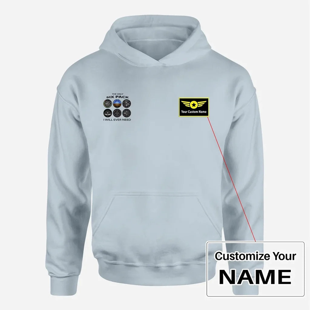 Customisable Only Six Pack I Will Hoodie - view 11