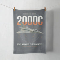Thumbnail for Dassault Mirage 2000C RDI design on gray towel