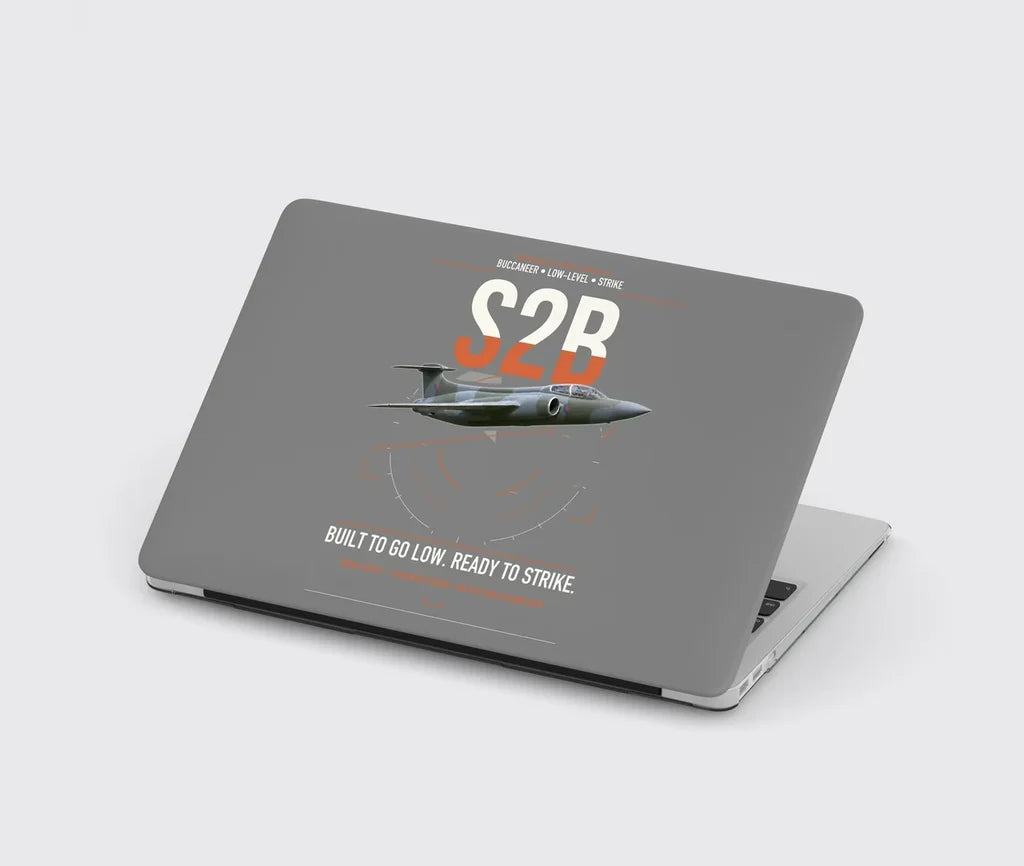 Blackburn Buccaneer S2B design on gray MacBook case