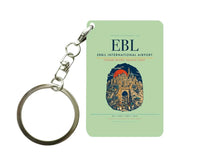 Thumbnail for Erbil International Airport EBL Key Chain design on light green key chain