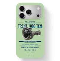 Thumbnail for TRENT 1000 TEN Case design on light green iphone case