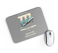 Thumbnail for Boeing 777-9 design on gray rectangle mouse pad
