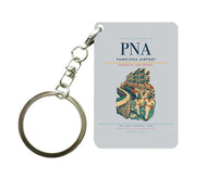 Thumbnail for Pamplona Airport (PNA) design on light gray key chain