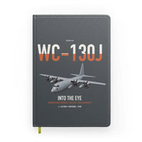 Thumbnail for WC-130J Hurricane Hunter design on gray notebook
