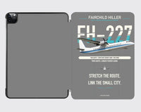 Thumbnail for Fairchild Hiller FH-227B design on gray ipad tablet case