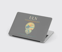 Thumbnail for Chinggis Khaan International Airport (ULN) design on gray MacBook case