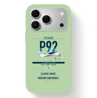 Thumbnail for Tecnam P92 Echo MkII design on light green magsafe iphone case, for iPhone 17 Pro