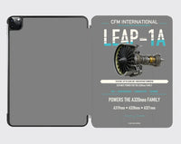 Thumbnail for CFM LEAP-1A design on gray ipad tablet case