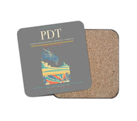 Thumbnail for Eastern Oregon Regional Airport (PDT) design on gray 1 piece coaster