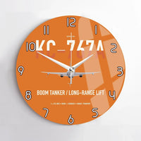 Thumbnail for Boeing KC-767A design on orange no frame wall clock