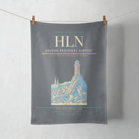 Thumbnail for Helena Regional Airport (HLN) design on gray towel