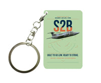 Thumbnail for Blackburn Buccaneer S2B design on light green designed key chain, double-side print