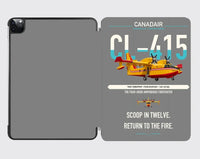 Thumbnail for Canadair CL-415 design on gray ipad tablet case