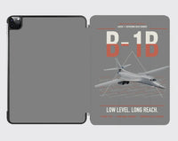 Thumbnail for B-1B Lancer design on gray ipad tablet case