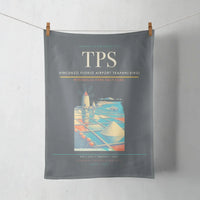 Thumbnail for Vincenzo Florio Airport Trapani-Birgi (TPS) design on gray towel