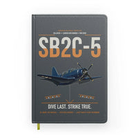 Thumbnail for SB2C-5 Helldiver design on gray notebook
