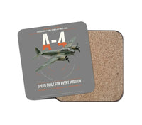 Thumbnail for Junkers Ju 88A-4 design on gray 1 piece coaster