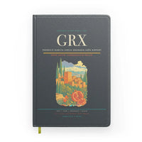 Thumbnail for Federico García Lorca Granada-Jaén Airport (GRX) design on gray notebook