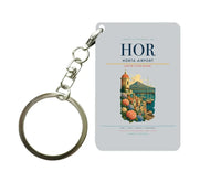 Thumbnail for Horta Airport (HOR) design on light gray key chain