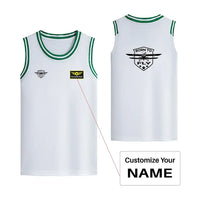 Thumbnail for Born To Fly Designed Designed Basketball Style Sports Tank Tops - view 11