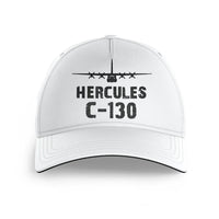 Thumbnail for Military Transport Airplane C 130 printed hat - white