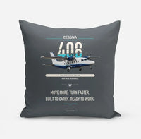 Thumbnail for Cessna 408 SkyCourier design on gray pillow