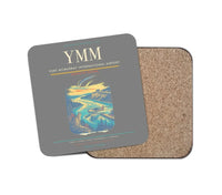 Thumbnail for Fort McMurray International Airport (YMM) design on gray 1 piece coaster