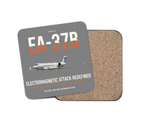 Thumbnail for EA-37B Compass Call design on gray 1 piece coaster