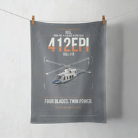 Thumbnail for Bell 412EPI design on gray towel