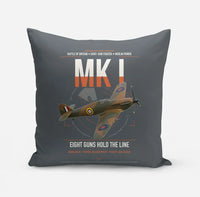 Thumbnail for Hawker Hurricane Mk I design on gray pillow