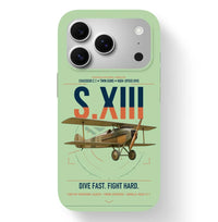 Thumbnail for SPAD S.XIII C.1 design on light green magsafe iphone case, for iPhone 17 Pro