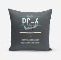 Thumbnail for Pilatus PC-6 Porter design on gray pillow