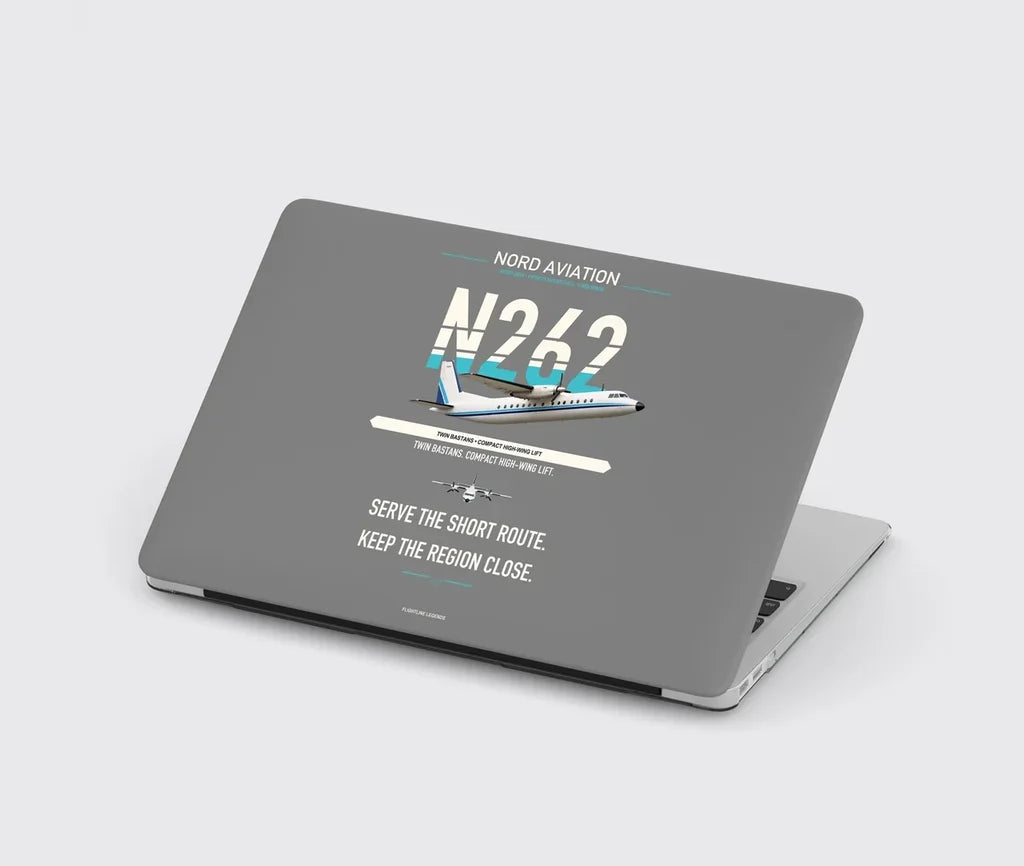 Nord 262A design on gray MacBook case