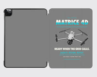 Thumbnail for DJI Matrice 4D design on gray ipad tablet case