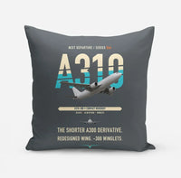 Thumbnail for Airbus A310-300 design on gray pillow