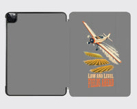 Thumbnail for Low And Level Fields Ahead design on gray ipad tablet case